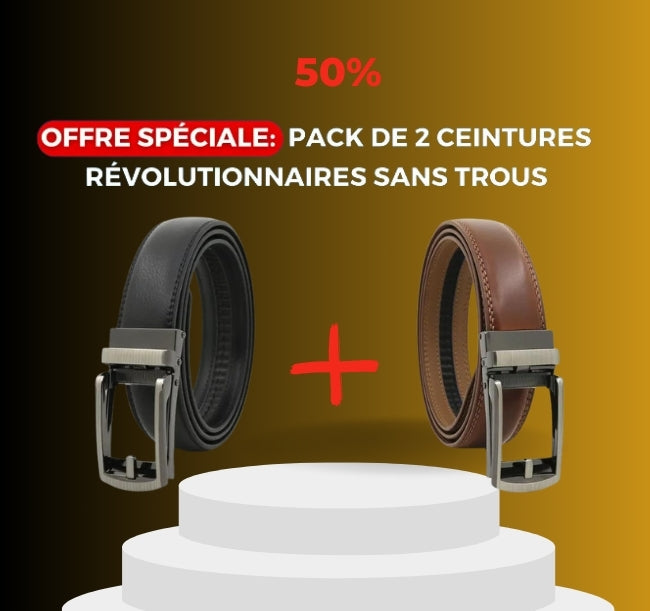 2 Ceintures réglables, automatiques, élégantes