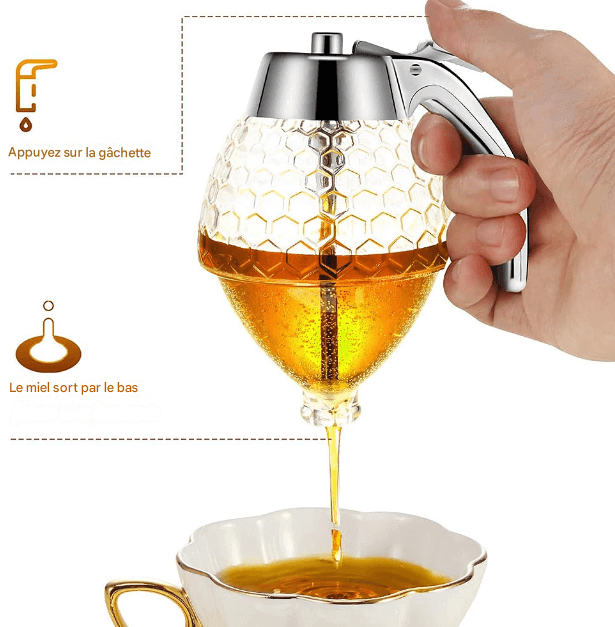 2x Miel Dispensateur Innovants