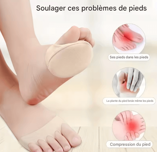 Coussinets Avant-Pied à Cinq Orteils - Confort et Protection