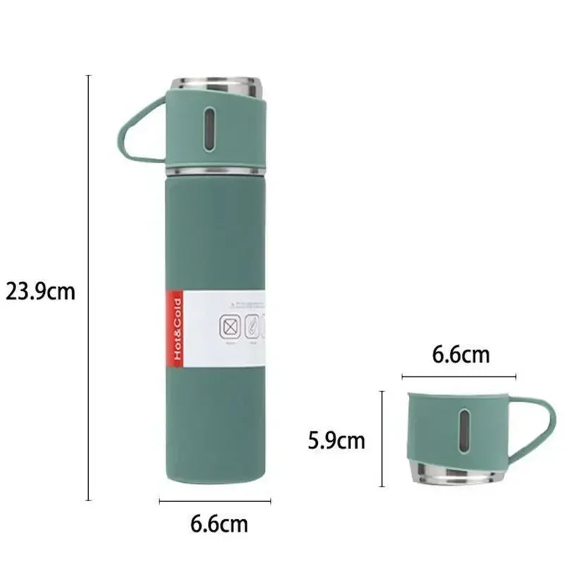 Thermos Élégant en Acier Inoxydable