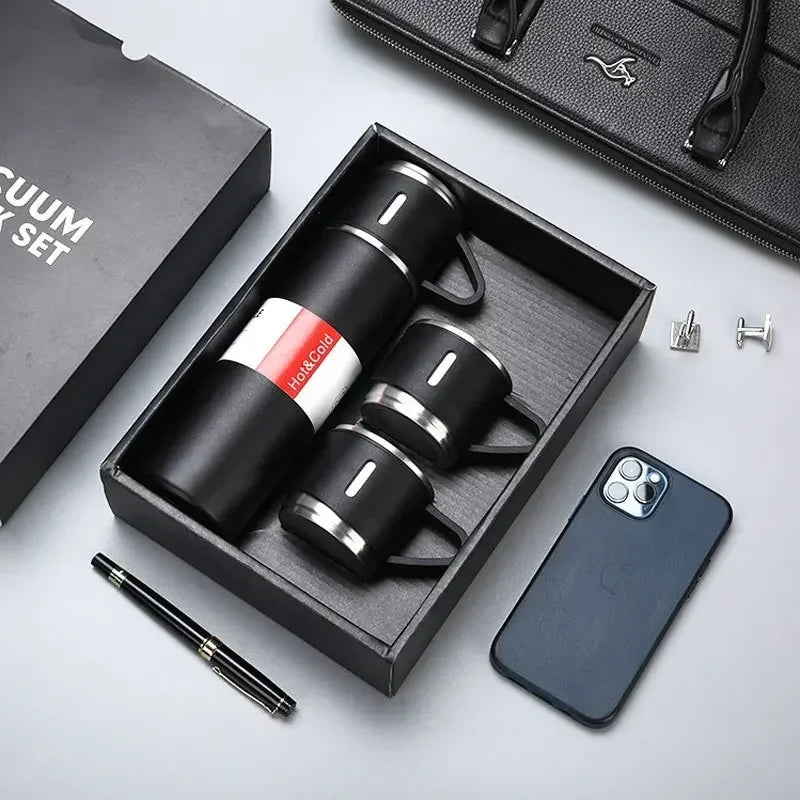 Thermos Élégant en Acier Inoxydable