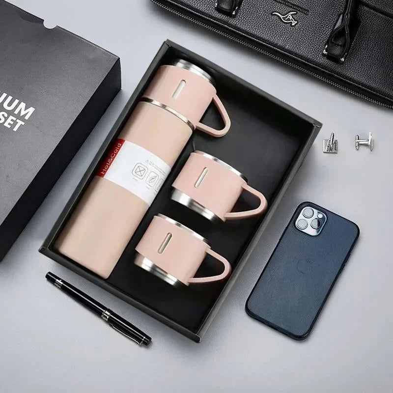 Thermos Élégant en Acier Inoxydable