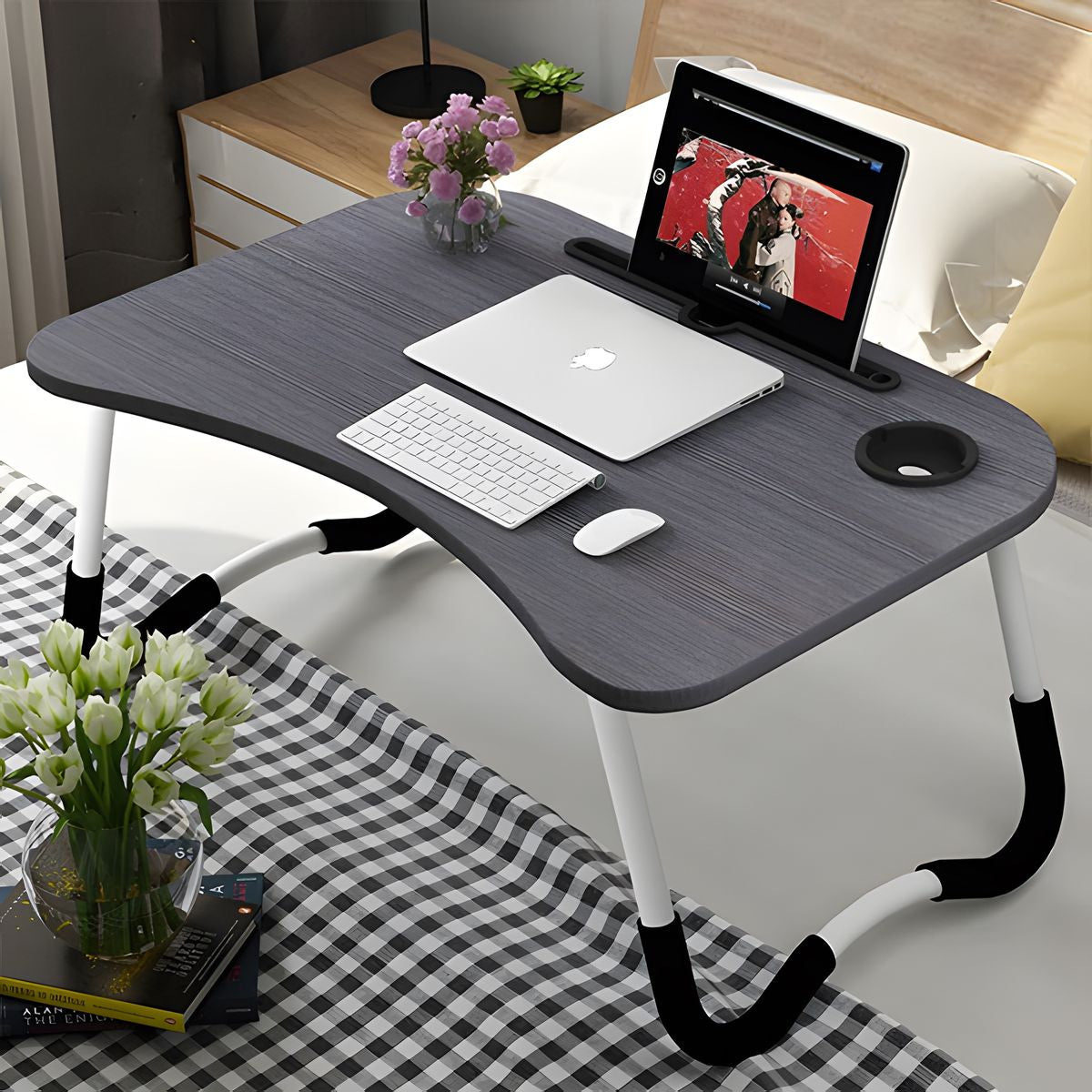 Table Pliable Confort Rangement Ergonomique