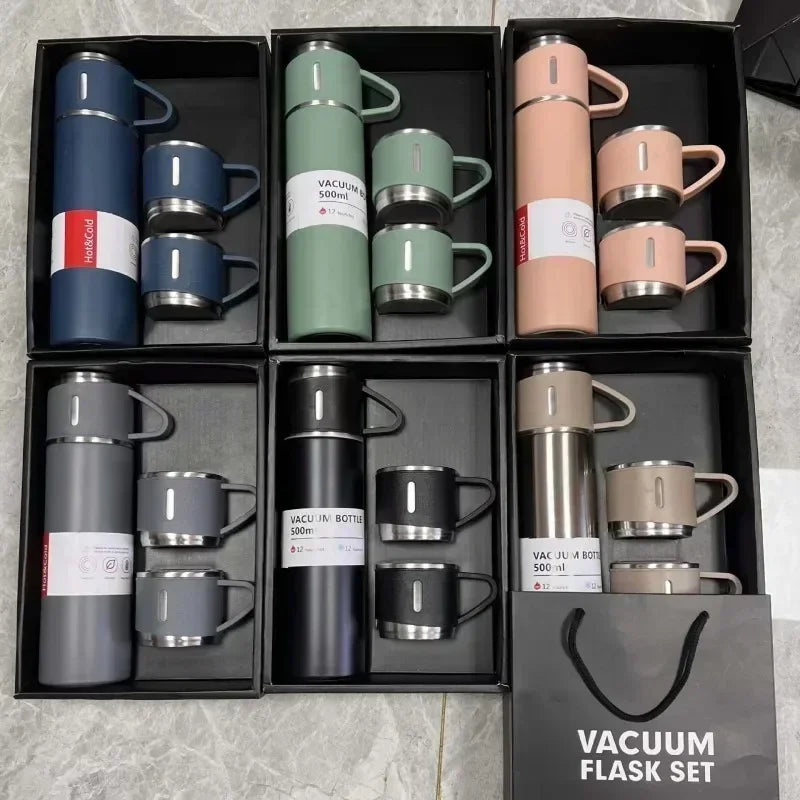 Thermos Élégant en Acier Inoxydable