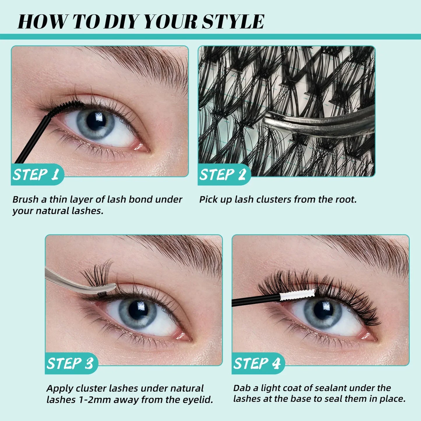 Kit complet de Cils professionnels