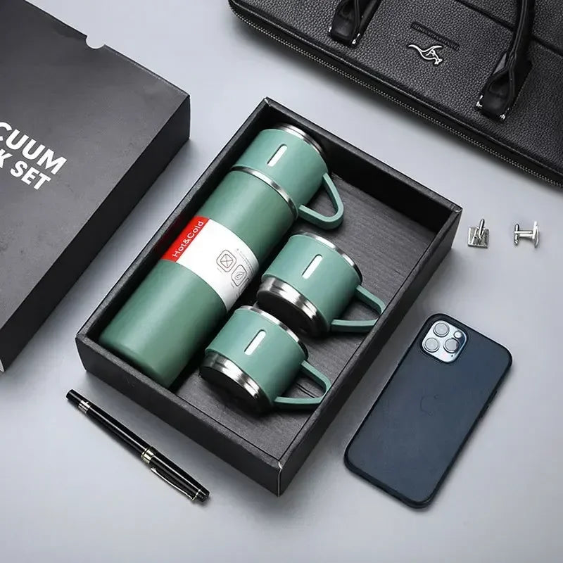 Thermos Élégant en Acier Inoxydable