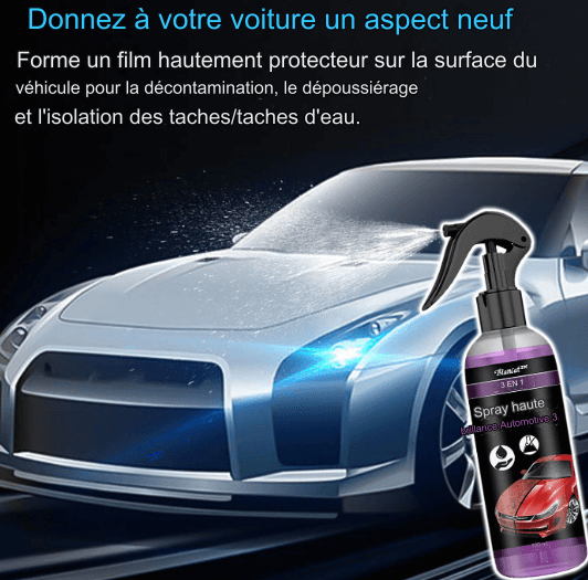 Spray Brillant Auto 3-en-1