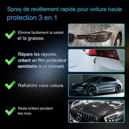 Spray Brillant Auto 3-en-1